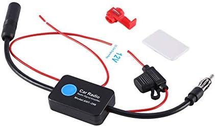 汎用 ラジオブースター 空中信号ブースター 12v Ant 8 車載用 Fm ラジオアンテナ アンテナアンプシグナルブースター アンテナ受信アンプ ブースター 高利得 低ノイズ Hd 25db テープ クリップ付き 抗干渉 高信号感度 Rwenzorisustainable Org