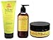 Naked Bee Grapefruit Blossom Honey 3 Piece Set, Includes 6.7oz Lotion, 8oz Hand Wash, and 8oz Body Butter