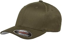 6277 Flexfit Wooly Combed Twill Cap - Small/Medium (Olive)
