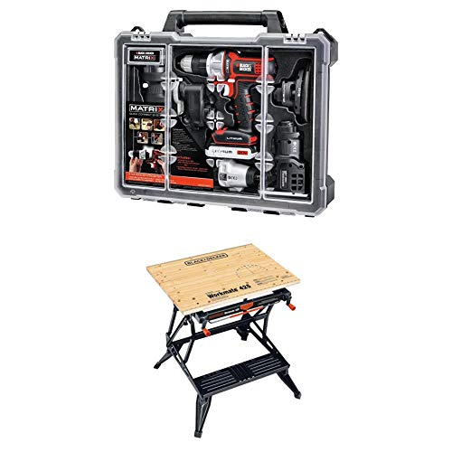 BLACK+DECKER BDCDMT1206KITC Matrix Tool Combo Kit with Case with