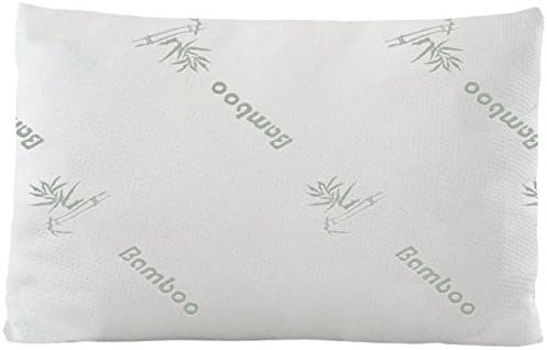 Home With Comfort Bamboo Pillow-Hotel Quality Pillow with Cool Bamboo Cover-Fiber Filled in the USA (Queen)