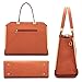 DASEIN Women Large Satchel Handbag Shoulder Purse Top handle Work Bag Tote With Matching Wallet