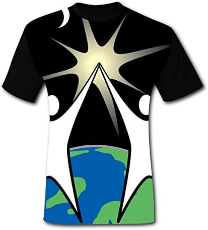 VINCRAL 3D WSW Logo Stylish Sports Fitness Men's Round Neck Short Sleeve T-Shirt S