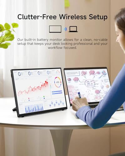 Wireless Portable Monitor 15.6