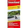 Sauerland: Motorradkarte mit Tourenvorschlägen, GPS-Tracks als Gratis-Download, Ausflugszielen, Einkehr- & Freizeittipps, wetterfest, reißfest, abwischbar, GPS-genau. 1:150000