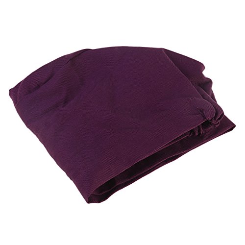 Unisex Surgical Scrub Cap Round Cotton Doctor Nurse Cap Surgery Hat (Purple)