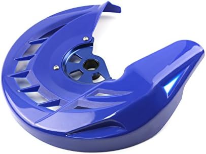 X-Brake Front Brake Disc Rotor Guard Cover Protector Protection for Yamaha YZ125 250 YZF WRF YZF250 YZF450 WRF250 WRF450 (Blue1)