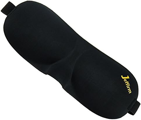 Eye Mask 3D Soft Foam Smooth Blindfold Sleep Mask with Adjustable Strap by Jeffirm