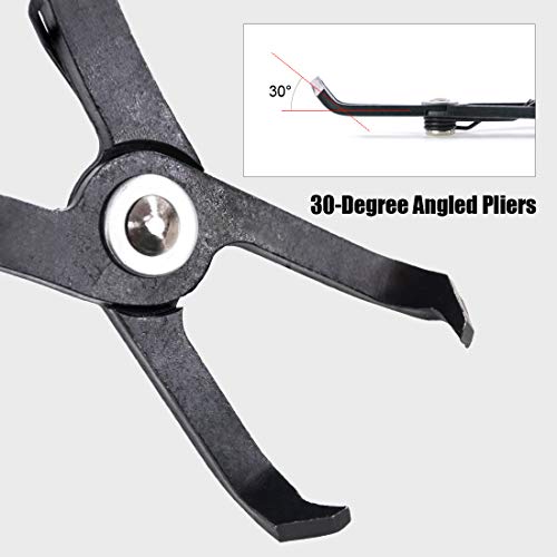 Swpeet 30 Degree Push Pin Removal Pliers Tool, Easily Removes Push Pin