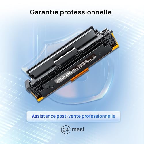 KUPYLM 415A Toner with Chip Compatible with HP 415A 415X for LaserJet Pro MFP M479fdw MFP M479fdn M479 M454dw M454dn M454 W2030A W2031A W2032A W2033A (Black Cyan Magenta Yellow, Pack of 4) )
