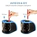 Electric Pencil Sharpener, KKTICK 2-Hole USB or Battery Operated Pencil Sharpener for No.2 and Colored Pencils, Portable Small Sharpener Best for Kids Office Classroom Artists