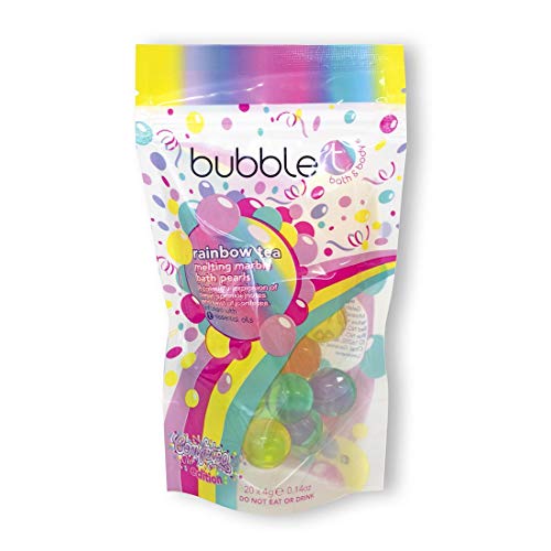 Bubble T Cosmetics Rainbow Tea Melting Bath Pearls (20 x 4g)