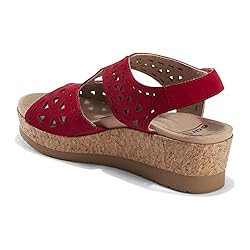 Earth Shoes Buran Rosa Women's Bright Red 6.5 Medium