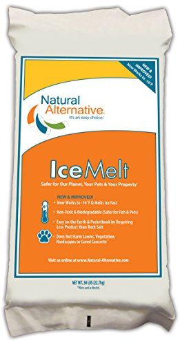 Natural Alternative Ice Melt Another NATURLAWN Product - 50 Lb Bag - Safer for Pets, Property & The Environment