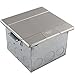 ENERLITES Square Pop-Up Floor Box Kit, 4.7