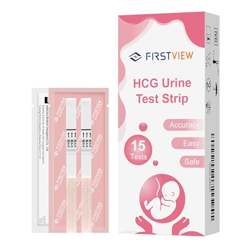 FIRSTVIEW Early Pregnancy Test Kit | Detect HCG 6 Days Sooner | 99% Accurate Results in 5 Min | Yes/No Clear Results | 15-Pack for Clinics & Families
