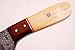 SharpWorld Beautiful Damascus Knife Made Of Remarkable Damascus Steel and Exotic Handle -Best Hunting Knife With Leather Sheath TJ101 (Camel Bone and Wood)