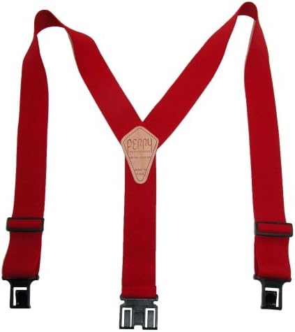 Perry Suspender Men's 2" Elastic Original Adjustable Suspenders