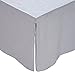 TILLYOU Crib Bed Skirt Pleated, 100% Natural Cotton, Nursery Crib Bedding Skirts for Baby Boys and Girls, 14