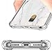 Oddss Case Compatible for iPhone Xs Max with Card Holder Slot White Marble Design Ultra-Slim Thin Soft TPU Clear Cover Compatible for iPhone Xs Max (6.5