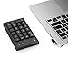 Number Pad, N016 Jelly Comb 22 Keys Wireless USB Multi-Function Numeric Keypad Keyboard with 2.4G Mini USB Receiver for Laptop Desktop PC Notebook - Black