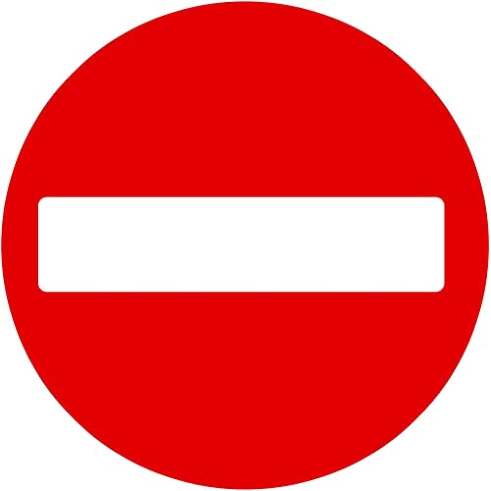 2 x floor stop sign - social distancing landscape floor safety sign self adhesive vinyl weather proof label sticker - 10cm x 10cm - (SC-07)