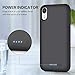 Pxwaxpy Battery Case for iPhone XR, 6800mAh Portable Charging Case for iPhone XR Extended Rechargeable Charger Case Battery Pack Compatible with Apple XR Power Bank Cover(6.1 inch), Black
