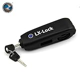LEXIN Highly Visible Security Lock Twist Grip Sizes From 27-38mm fits grip sizes from 1-1.5inch Black