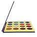 MISKOS 16 Color Purple Bright Pigmented Eyeshadow Palette Cruelty Free 8 Shimmer 8 Matte Smoky Warm Eye Shadows Nature Waterproof Eye Makeup Kit