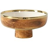 Pampa Bay Madera Medium Footed Bowl, 8" x 8" x 4.25"