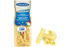 Giusto Sapore Italian Pasta - Rigatoni 454g - Premium Organic Bronze Drawn Durum Wheat Semolina Gourmet Pasta Brand - Imported from Italy and Family Owned