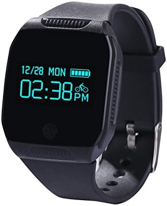 Paperflower Fitness Tracker Wearable Waterproof Smartwatch Touch key Pedometer Smart Bracelet with Multifunction for Iphone 5/5s/6/6 plus Samsung S2/S3/S4 Smart Phone (Black)