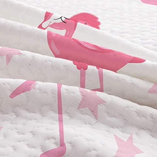 Colorful floral pattern bedding set with pillowcases and coverlet by Erosebridal.