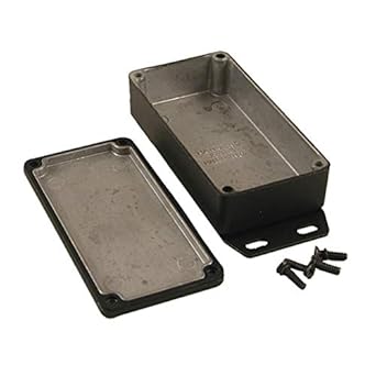 Fabricación Hammond 1590 wgfbk 1590 G caja con brida negro: Amazon.es: Amazon.es