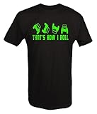 LIME - That's How I Roll Jeep Wrangler Topless Off Road T Shirt