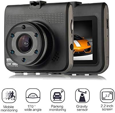 SHENGY 2.2″ TFT Display Mini Hidden Dash Cam, Full HD 1080P 170 Degree Cameras, Stand by G-Sensor Night Vision Loop Recording Features Car DVR