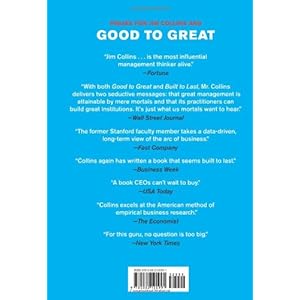 Great by Choice: Uncertainty, Chaos, and Luck--Why Some Thrive Despite Them All