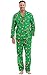 PajamaGram Charlie Brown Christmas Flannel Men's Pajamas, Green, XXL