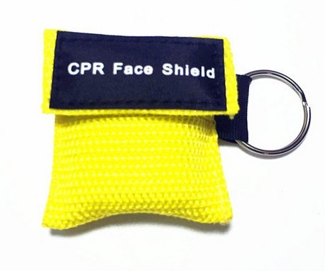 7TECH CPR Keychain Mask 7 Packs Face Shields Emergency Kit with One-way Valve