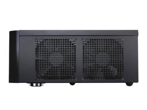 Silverstone Grandia Series HTPC Case with Aluminum FP Micro-ATX, 2X Hot-Swap Drive Bay, 3x120mm Golf Bladed Fan, USB 3.0 x2 and 11-Inch Expansion Card GD06B (Black)