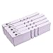 KINGLAKE 1000 Pcs White Plastic Plant Tree Tags Garden Plant Lables Plant Hanging Tags 2x20cm Wrap Around Nursery Garden Labels Large Writing Surface (Box of 1000)
