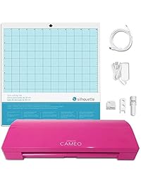 Silueta Rosa Cameo 3 Limited Edition con Bluetooth, Auto Ajustar Alfombrilla de cuchillas de corte de vinilo, recortador, 12 x 12, 100 diseños, 110 V 220 V Power Cord, garantía