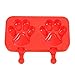 Silicone ICE POP Mold,DiDaDi 2 Cavities Cute ICE CAREM Bar Mould,Popsicle Molds DIY ICE CREAM Maker,Silicone Jelly Chocolate Candy Soap Molds with 20 Wooden Sticks - Paw by DiDaDi