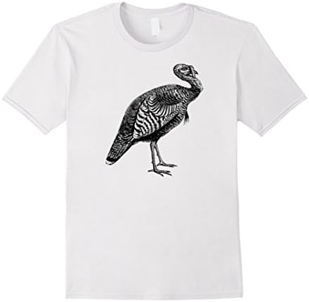 Mens Mintage Wild Turkey T-Shirt Large White