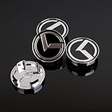Car Rims Wheel Center Caps Covers Emblem (Set of 4) (K Logo)