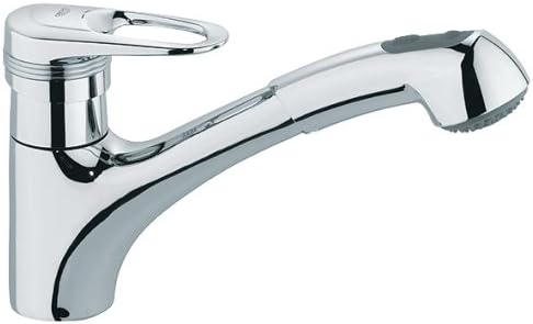 Grohe 33 939 000 Europlus Ii Pull Out Kitchen Faucet Chrome