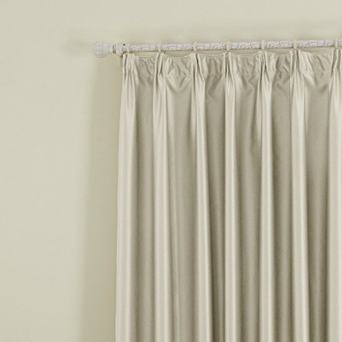 Firsthomer Pinch Pleat Solid Window Treatment Thermal Insulated