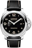 Panerai Men's Quartz Brass and Canvas Watch, Color:Black (Model: PANERAI-PAM00359)