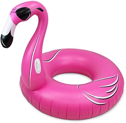 inflatable pink flamingo pool float