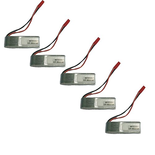 UUMART 5 x WLtoys V959 V212 RC Quadcopter Helicopter Spare Parts 3.7V 500mAh Battery UUMART 5 x WLtoys V959 V212 RC Quadcopter Helicopter Spare Parts 3.7V 500mAh Battery